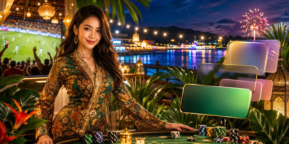 Hiburan kasino Malaysia dengan reka bentuk batik tempatan